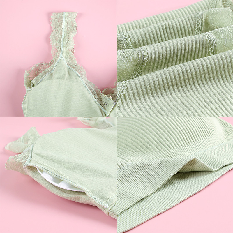 SVOKOR seksualus nėrinių apatinio trikotažo rinkinys paminkštintos liemenėlės rinkinys be plieninio žiedo, tvirtas moteriškas apatinis liemenėlis, patogus fitneso apkarpytas viršus
