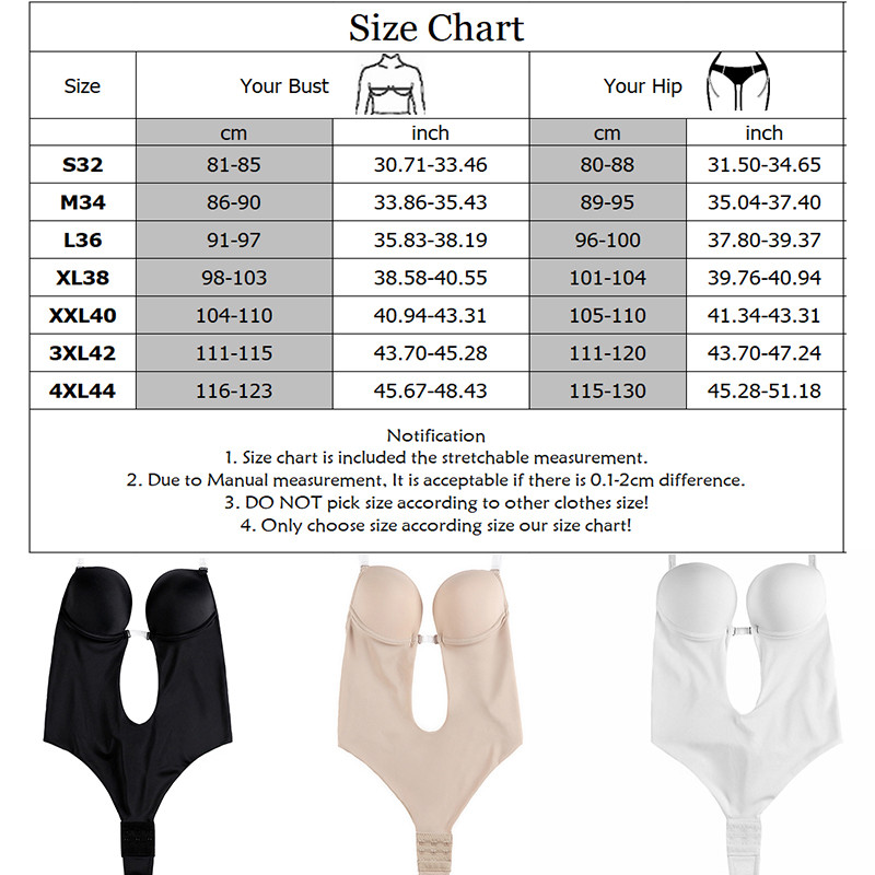Bralette Melltartók Női Szexi hát nélküli melltartó Merülő melltartó Bodysuit tanga láthatatlan melltartó ruhapánthoz BH melltartó elülső fehérnemű