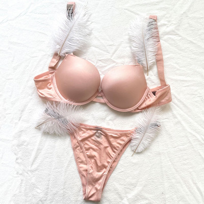 Must pitsist rinnahoidjakomplekt Luksuslik kividega Seksikas pesu Brändi Disain Kirjaga Aluspesu Naiste Õmblusteta Push Up Koguge Bralette Naine