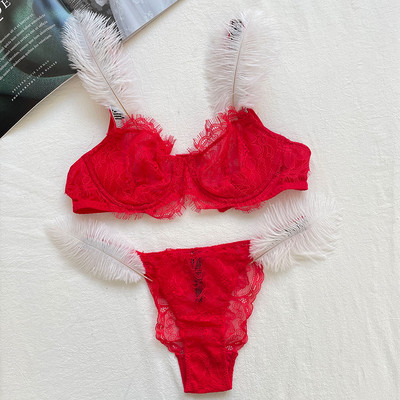 Must pitsist rinnahoidjakomplekt Luksuslik kividega Seksikas pesu Brändi Disain Kirjaga Aluspesu Naiste Õmblusteta Push Up Koguge Bralette Naine