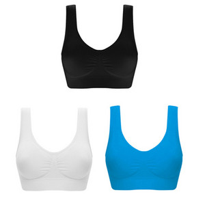 3 tk/komplekt Seksikas naiste rinnahoidja suures suuruses õmblusteta rinnahoidja ilma padjata aluspesu juhtmevaba mugav aktiivne bralette rinnahoidja rinnahoidja