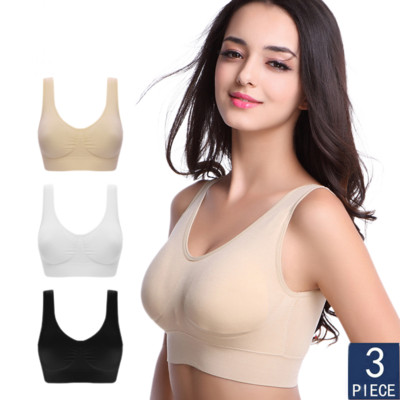 3 buc/set sutien sexy pentru femei, sutien fără cusături, fără cusături, fără pereți, fără fir, confortabil, sutien activ, sutien sutien