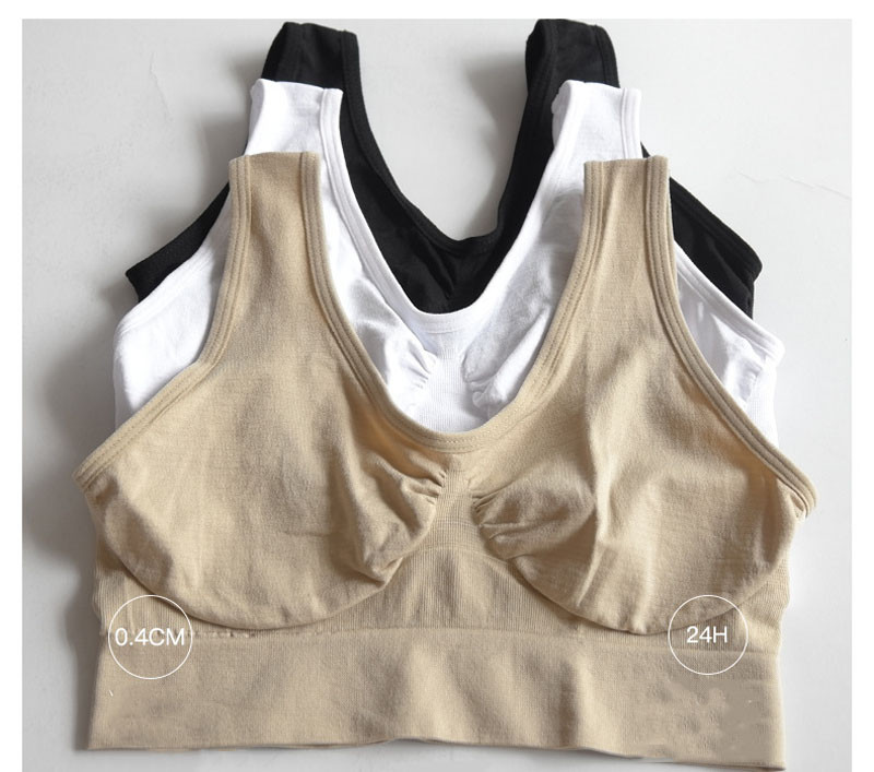 3 tk/komplekt Seksikas naiste rinnahoidja suures suuruses õmblusteta rinnahoidja ilma padjata aluspesu juhtmevaba mugav aktiivne bralette rinnahoidja rinnahoidja