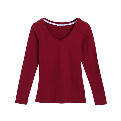 Sima női blúz hegyes nyakkivágással