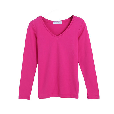 Sima női blúz hegyes nyakkivágással