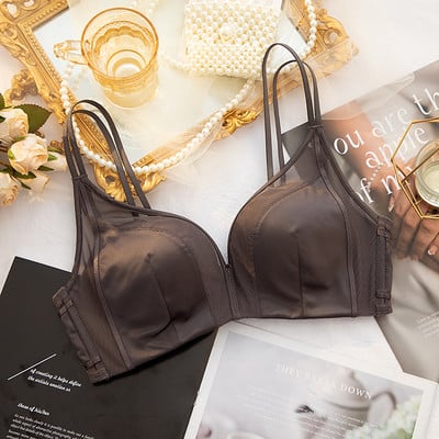 Naiste ühevärviline topeltrihmaga rinnahoidja tüüpi aluspesu