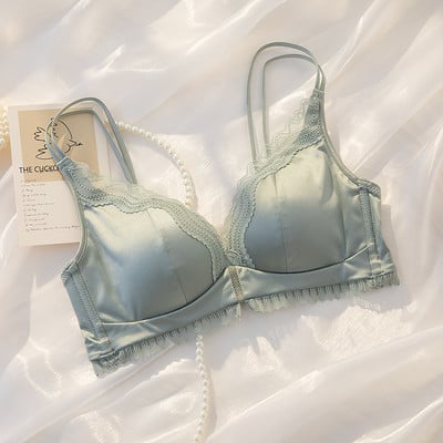 Naiste intiimpesu – pitsrinnahoidja ja kõrge pihaga aluspükste komplekt