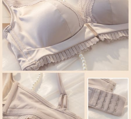 Naiste intiimpesu – pitsrinnahoidja ja kõrge pihaga aluspükste komplekt