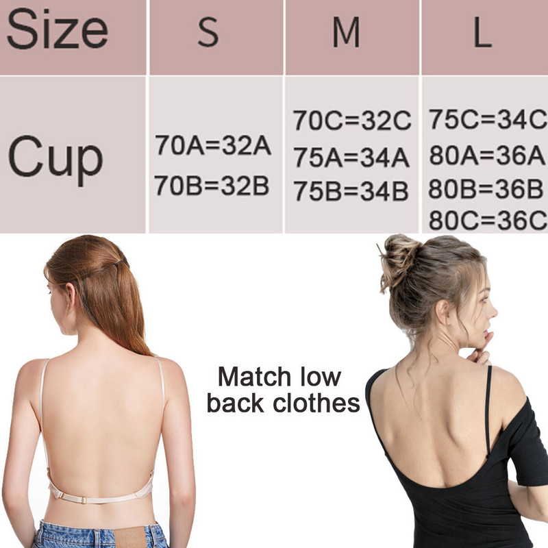 Női hát nélküli szexi melltartó Stílusos csipke varrat nélküli bralette háromszög kupa láthatatlan csont nélküli melltartók ruhához puha vékony fehérnemű