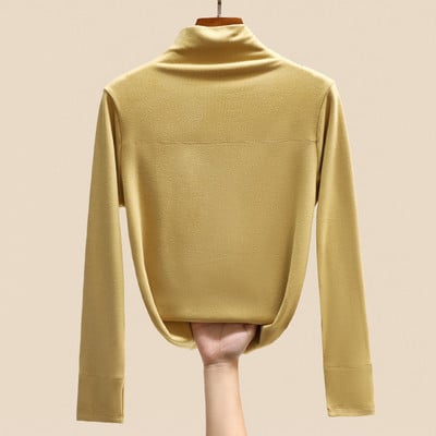 Naiste polokraega pluus mitmes värvitoonis