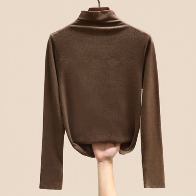 Naiste polokraega pluus mitmes värvitoonis