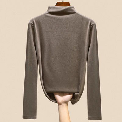 Naiste vabaaja kõrge kraega pluus - mitut värvi