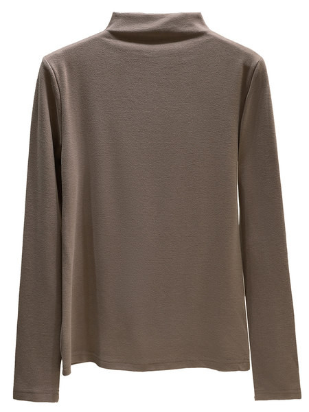 Naiste vabaaja kõrge kraega pluus - mitut värvi