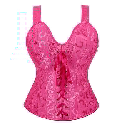 Ružový princeznovský korzet pre ženy, leopardí korzetový top, vintage šnurovanie, sexy čipkovaný korzet, spodná bielizeň, plus veľkosť