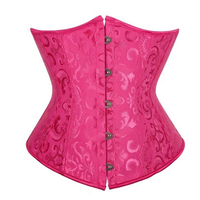 Ženski gotički seksi satenski korzet s donjim grudima Korzeti s grudima Gornji dio struka Steznici za oblikovanje tijela za mršavljenje Steznici s grudima Donje rublje veće veličine