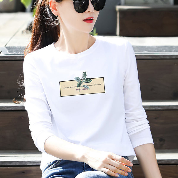 Blúzka s dlhým rukávom a potlačou