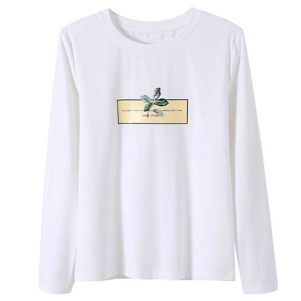 Blúzka s dlhým rukávom a potlačou