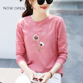 Dámska ležérna blúzka s výšivkou v ružovej farbe