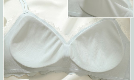 Dámska bavlnená spodná bielizeň s čipkou - podprsenka alebo set