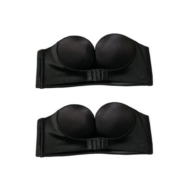 2gab/partija Sieviešu krūšturis bez stieplēm Sexy Push Up Invisible Bras Priekšpusē aizverams apakšveļa Sieviešu krūšturis Strapless Seamless Bralette