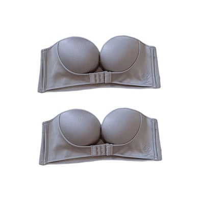 2gab/partija Sieviešu krūšturis bez stieplēm Sexy Push Up Invisible Bras Priekšpusē aizverams apakšveļa Sieviešu krūšturis Strapless Seamless Bralette