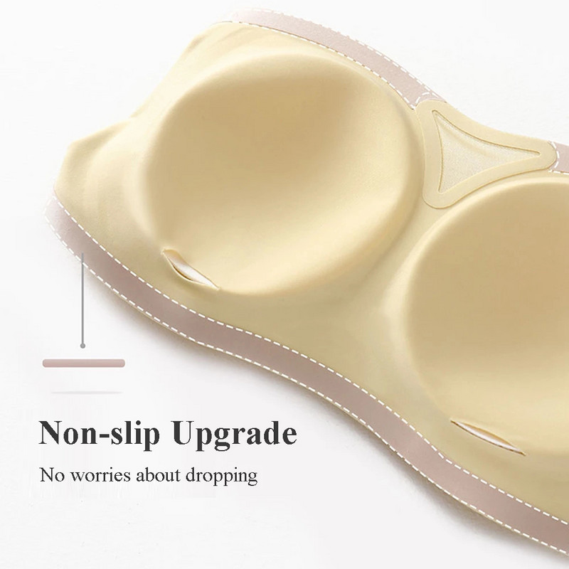 TALISYA.O Podprsenka bez ramienok pre ženy, push-up, bez kostíc, trubicový top, bezšvová neviditeľná spodná bielizeň, mäkká sexy podprsenka, dropshipping 2022