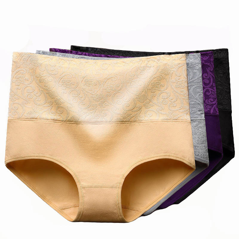 3db/tétel Női bugyi magas derékkal rendelkező has karcsúsító alakformáló ruha Női szülés utáni gyógyulás Haskontroll rövidnadrág 4XL