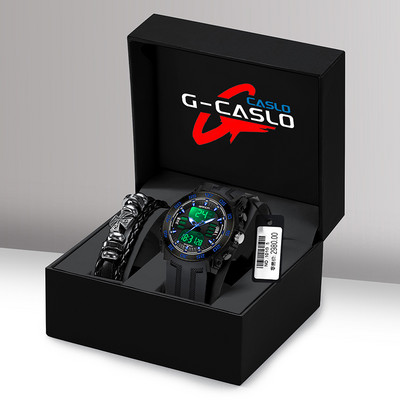 Ανδρικό αδιάβροχο ρολόι με λουράκι από καουτσούκ