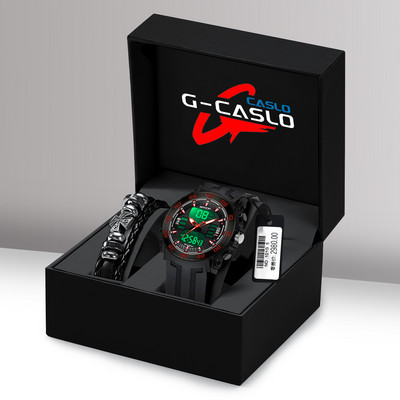 Ανδρικό αδιάβροχο ρολόι με λουράκι από καουτσούκ