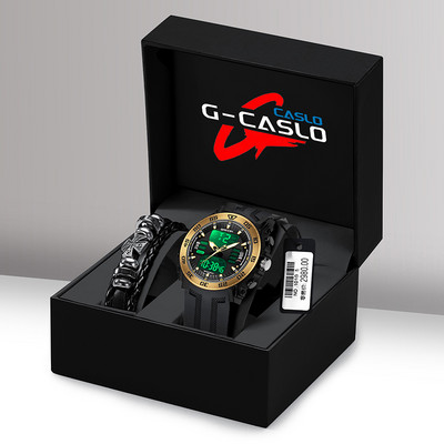 Ανδρικό αδιάβροχο ρολόι με λουράκι από καουτσούκ