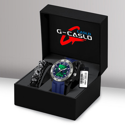 Ανδρικό αδιάβροχο ρολόι με λουράκι από καουτσούκ