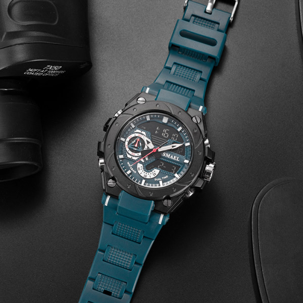 Férfi sportóra szilikon szíjjal