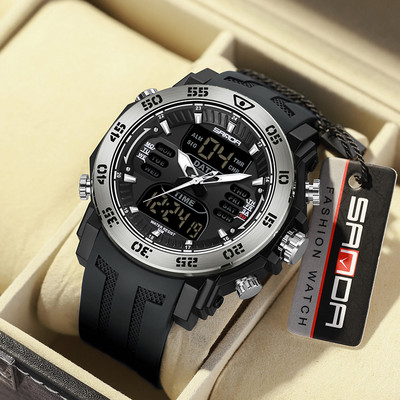 Muški vodootporan sat sa silikonskim remenom