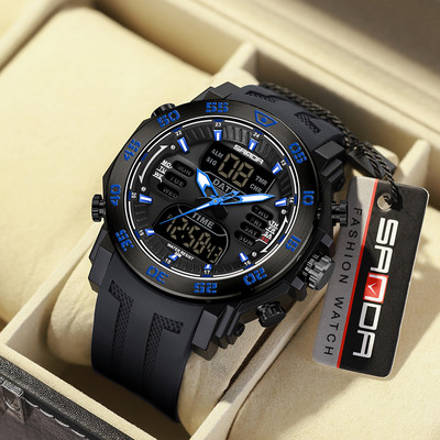 Muški vodootporan sat sa silikonskim remenom