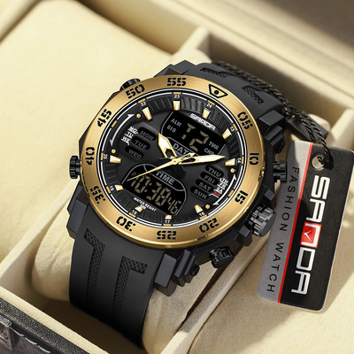 Muški vodootporan sat sa silikonskim remenom