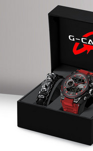 Muški sat s gumenim lancem