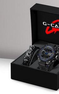 Muški sat s gumenim lancem