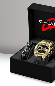 Muški sat s gumenim lancem