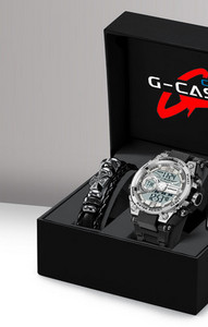 Muški sat s gumenim lancem