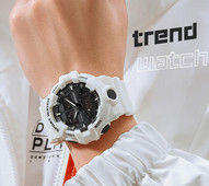 Sportlik meeste käekell silikoonrihmaga