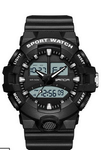 Sportlik meeste käekell silikoonrihmaga