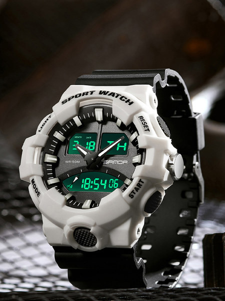 Sportlik meeste käekell silikoonrihmaga