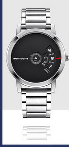 Pánske vodotesné hodinky s kovovým remienkom z nehrdzavejúcej ocele