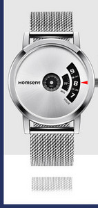 Pánske vodotesné hodinky s kovovým remienkom z nehrdzavejúcej ocele