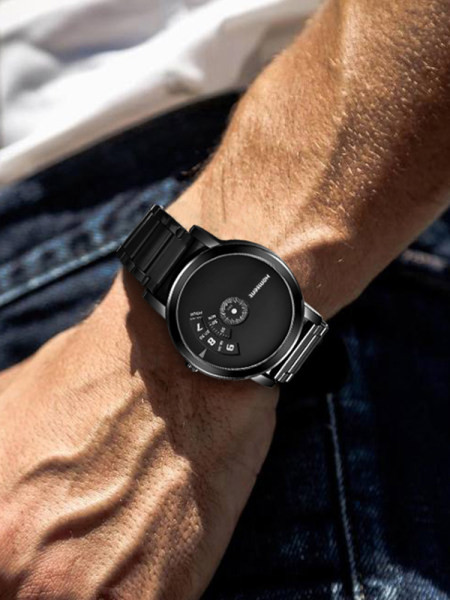 Pánske vodotesné hodinky s kovovým remienkom z nehrdzavejúcej ocele