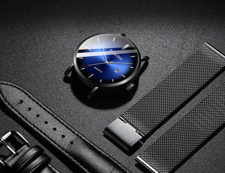 Ceas casual cu cadran rotund - rezistent la apa