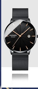 Vyriškas šviečiantis laikrodis su metaline apyranke – dviejų spalvų