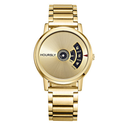 HOURSLY Ceasuri de mână din aur pentru bărbați, 2022, ceasuri de mână de lux cu cuarț auriu de marcă de top pentru bărbați, relogio masculino, ceasuri pentru bărbați