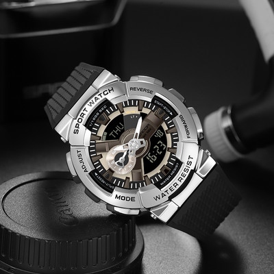 Farebné vodeodolné hodinky s gumeným remienkom