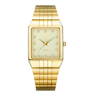 Χρυσό ρολόι χαλαζία Ανδρικά γυναικεία ρολόγια πολυτελείας relogio masculino Πολυτελές χρυσό βραχιόλι Ρολόγια χειρός Ατσάλινο ανδρικό ρολόι 8808